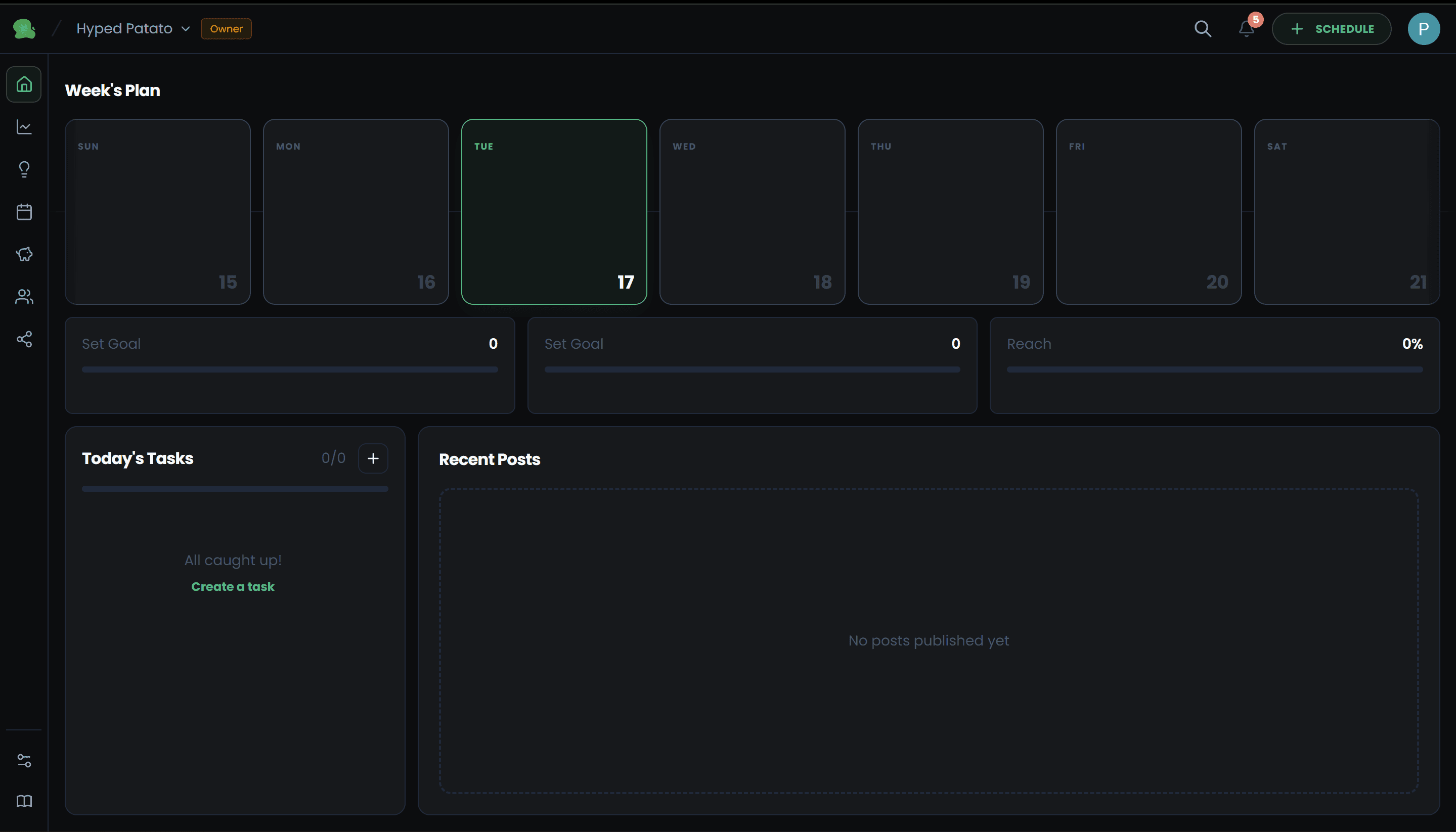 PerimeterOS Dashboard Mockup